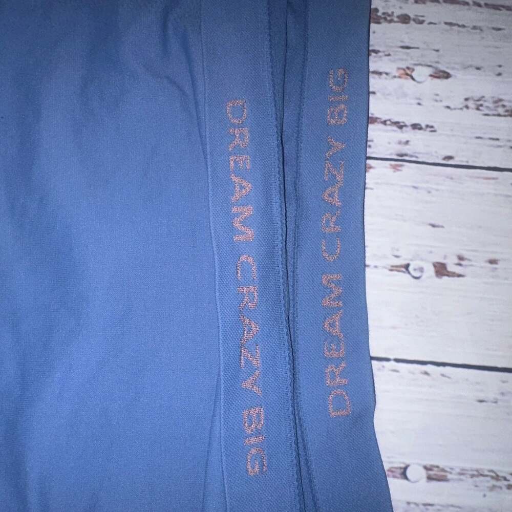 Athleta Blue Power Up Seamless Short Sleeve Tee-XS - Picture 5 of 5